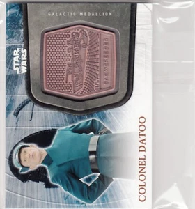 Topps Star Wars Force Awakens Series 2 Bronze Medallion #22 Colonel Datoo - Picture 1 of 1