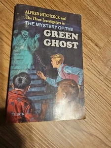 Vintage The Mystery of The Green Ghost Paperback Book Alfred Hitchcock 1985 - Picture 1 of 5