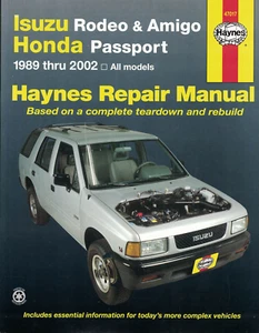 Haynes Repair Manual: Isuzu Rodeo, Amigo & Honda Passport 1989-2002. - Picture 1 of 1