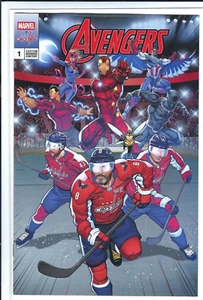 Cómic Marvel Avengers de los Washington Capitals 2025 SGA Ovechkin - En muy buen estado/casi nuevo - Imagen 1 de 1