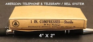 Bell System / AT&T / COMPRESSES / Medical Supply Co. / Chicago - Picture 1 of 3