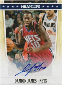 2011-12 HOOPS #146 DAMION JAMES AUTOGRAPH SP - Picture 1 of 1