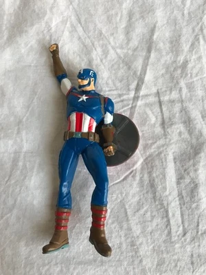 Figura de acción de goma Capitán América Marvel Spin Master 6" Foto 1 de 2