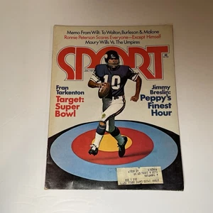 1975, Fran Tarkenton, revista "SPORT" (de colección, escaso) fútbol vikingo 02-781 - Imagen 1 de 12