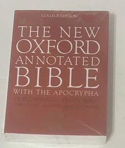 New Oxford Annotated Bible with Apocrypha, New Revised (Paperback) NEW SEALED - Imagen 1 de 5