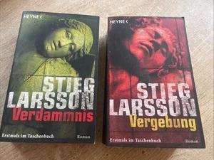 2 Bücher Buch Taschenbuch Set Stieg Larsson Verdammnis und Vergebung gebraucht - Bild 1 von 5