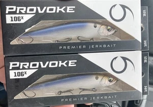 2 Pc 6th Sense Provoke 106x Suspending Jerkbait  1/2oz 4k Shad - Picture 1 of 1