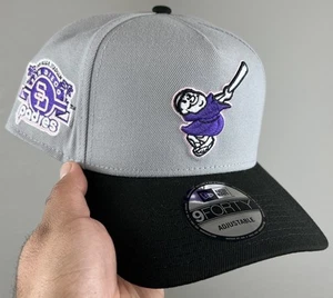 San Diego Padres New Era 9Forty A Frame Snapback Cap MLB Baseball Side Patch Hat - Picture 1 of 6