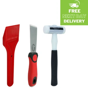 Window Glazing Tools - Glazing Shovel + Xpert Chisel + Thor Glazing 712 Mallet - Picture 1 of 1