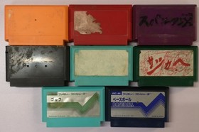 Famicom 8 Spiele Games Golf Baseball Nintendo NTSC-J NES Japan Lot
