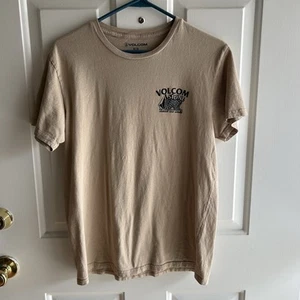 Volcom  Stone Medium Tan T-shirt “True to this”  - Picture 1 of 6
