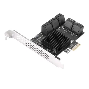 10 Port Sata 3.0 zu Pcie X1 Erweiterungs Karte Pci Express Sata Adapter Sat8772 - Afbeelding 1 van 8