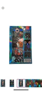 Y2K ED HARDY Men's 4 Pack XL Performance Boxer Briefs Black Streetwear Grunge - Picture 1 of 8