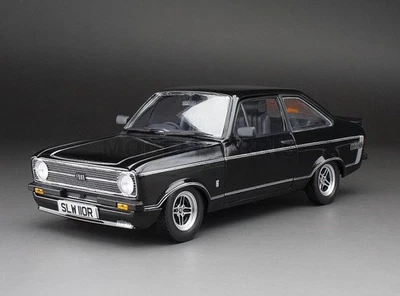 SUN-STAR 04634R FORD ENGLAND - ESCORT MKII RS MEXICO RHD 1976 - NERA - 1/18 - Immagine 1 di 4