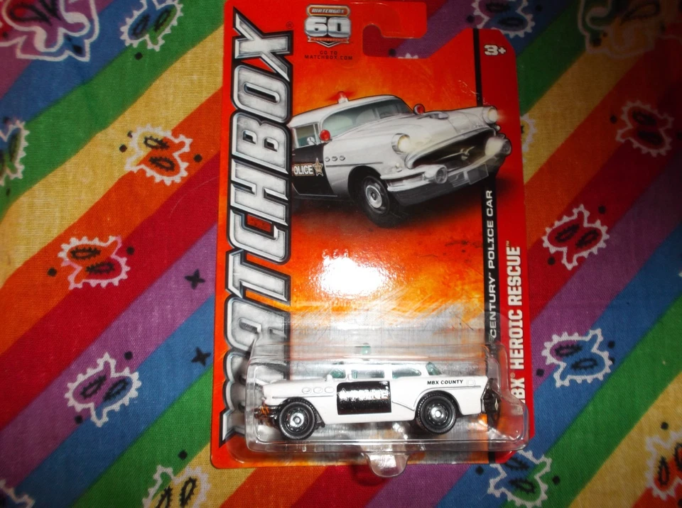 Matchbox #18 '56 Buick Century Police Car-NRFP-2012 - Image 1 of 1
