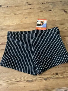 Octopus Bikini Slip 40 Unterteil Schwarz Gestreift Hot Pants Boxershorts Neu! - Bild 1 von 5