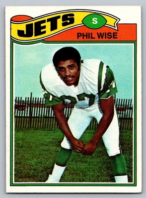 1977 Topps #377 Phil Wise New York Jets - Image 1 of 2