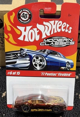 Hot Wheels 2008 Modern Classics 77 Pontiac Firebird 6/15 M0513 - Image 1 of 2