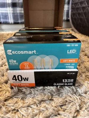 Set of 12 - 40w Soft White Light Bulbs - LED, Dimmable, Light Bulb Lot Sale - Image 1 of 4