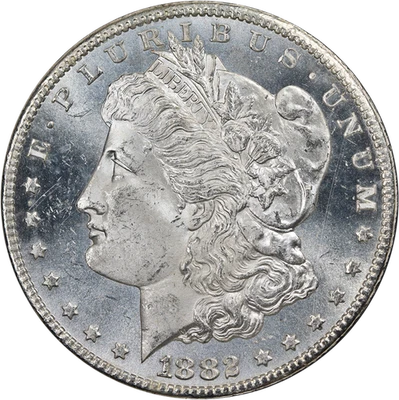 1882-CC GSA Morgan Silver Dollar NGC MS63 Superb Eye Appeal Strong Strike - Image 1 of 4