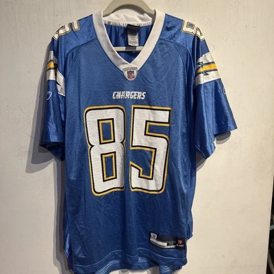 SAN DIEGO CHARGERS NFL VTG JERSEY REEBOK ON FIELD ANTONIO GATES #85 SIZE MEDIUM - Image 1 of 4