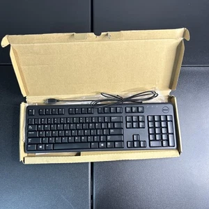 DELL KB212-B - USB Wired 104-Key Keyboard - DP/N: 0DJ454 - New Open-Box w Risers - Picture 1 of 5
