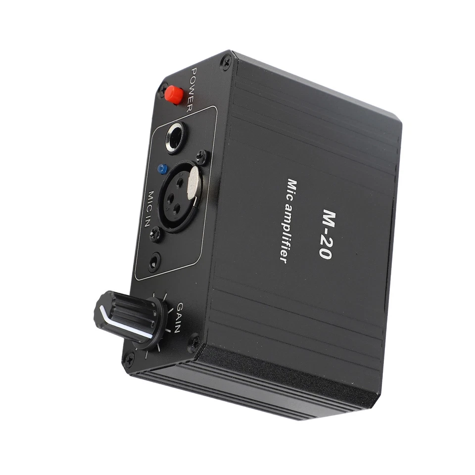 Mikrofon Vorverstärker High Gain 48V Phantom Power XLR Ausgangsmikrofon Vorvers - Bild 1 von 4