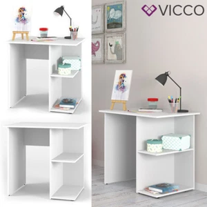 Escritorio Mesa de Trabajo Ordenador Infantil Oficina Simple Blanco Vicco - Imagen 1 de 7
