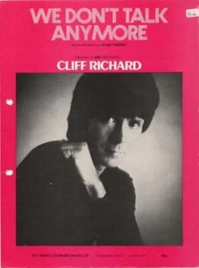 Cliff Richard We Don't Talk Anymore 1979 Sheet Music - Picture 1 of 1