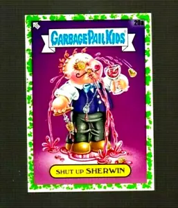 2020 Garbage Pail Kids 35th Anniversary Green Border "SHUT UP SHERWIN" #20a - Bild 1 von 1