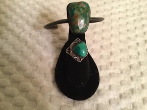 LOTTO GIOIELLI NATIVI AMERICANI ARGENTO BRACCIALE ANELLO - Foto 1 di 24