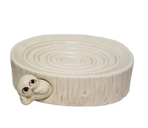 Vintage 1978 Fitz and Floyd Japan Hooty Owl Soap Dish Bathroom Decor Trinket - Picture 1 of 5