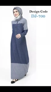 Denim Abaya maxi jeans - Picture 1 of 1