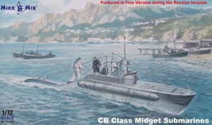 72-026 Mikro-Mir Italian CB Class Midget Submarines 1/72 Kit - Picture 1 of 1