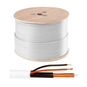 ABUS Video-Kombi-Kabel RG59 250m Koaxialkabel 75 Ohm Video Kamera Kabel KA9000 - Afbeelding 1 van 3