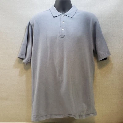 Modern Elements Men's Blue XL Short Sleeve 3 Button Polo/Golf Shirt Cotton - Image 1 of 4