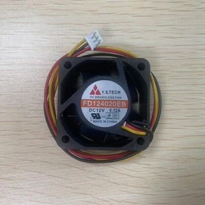 1PCS New Y.S.TECH FD124020EB Cooling Fan DC12V 0.12A 4020 40mm 3Pin - Afbeelding 1 van 1