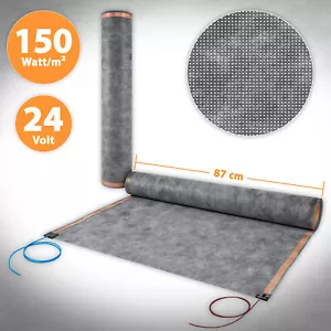 Wandheizung Deckenheizung 24V perforierte Heizfolie 150W/m² elektro Heizung - Bild 1 von 55