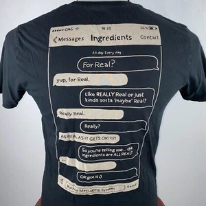 Chipotle Food Restaurant T-Shirt Unisex Black Text Messages Theme Logo * - Picture 1 of 7