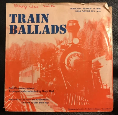 Railroad Ballads Record 33 RPM 1969 Train 7” Record - Image 1 of 4