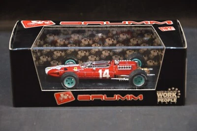 BRUMM 1/43 FERRARI 512 GP STATI UNITI 1965 PEDRO RODRIGUEZ R321 DIE CAST MODEL - Immagine 1 di 3