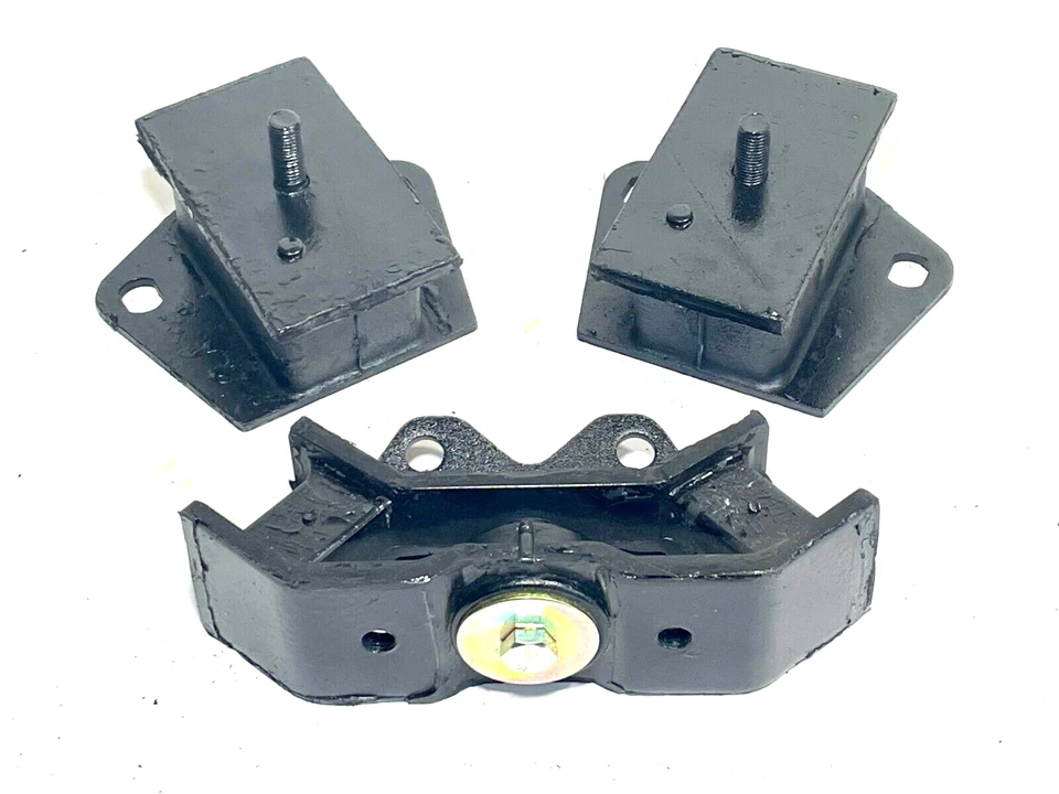 Engine Mounts, Trans Mount Set for 79-82 Dodge D50, 83-89 Ram 50, Mighty Max 2.6 - Image 1 of 4