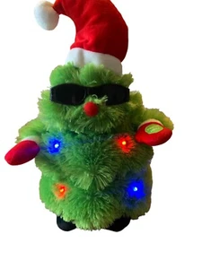 Be Jolly Animated Christmas tree lighting & singing , Dancing 11” Plush Preowned - Picture 1 of 4