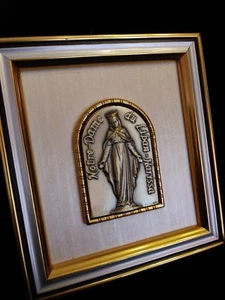 Sterling silver Framed Notra Dame Du Liban Harrisa figure - Picture 1 of 10
