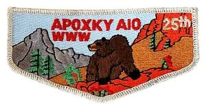 Solapa de bolsillo Lodge 300 Apoxky Aio S14.5a 1999 25th Ann OA BSA - Imagen 1 de 1