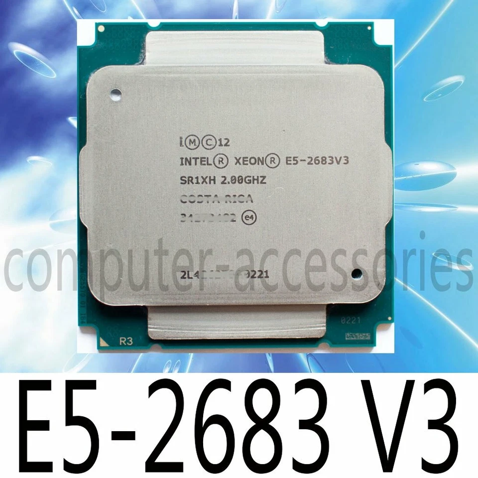 Intel Xeon E5-2683 V3 2.0GHz 14 Core 35MB SR1XH LGA2011-3 120W CPU Processor - Image 1 of 1