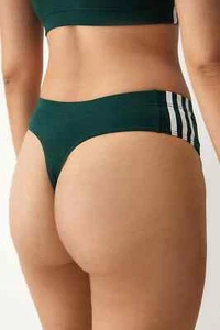 adidas 3-Stripes Thong ((Size Medium)) (Free Fast Delivery🚚) (GREEN) 3 PACK - Picture 1 of 5