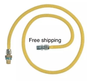 Brass Craft 1/2" OD x 60" Gas Connector for Water Heater, Range, & Dryer - Picture 1 of 3