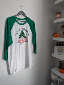 NEU Universal Studios Florida Happy Holiday Weihnachten Baseball T-Shirt Erwachsene XXL - Bild 1 von 10