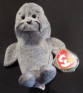 TY Beanie Babies "Slippery" the Seal 1999 nuovo con etichetta - Foto 1 di 5